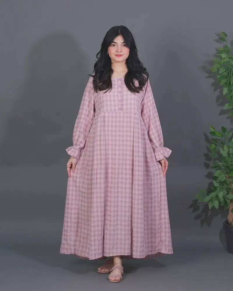 Cotton long frock 2
